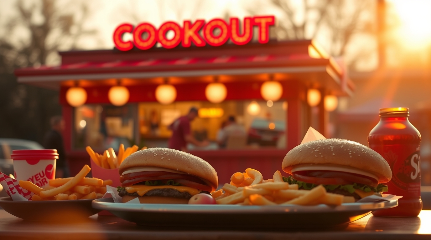 cookout menu with prices in the USA