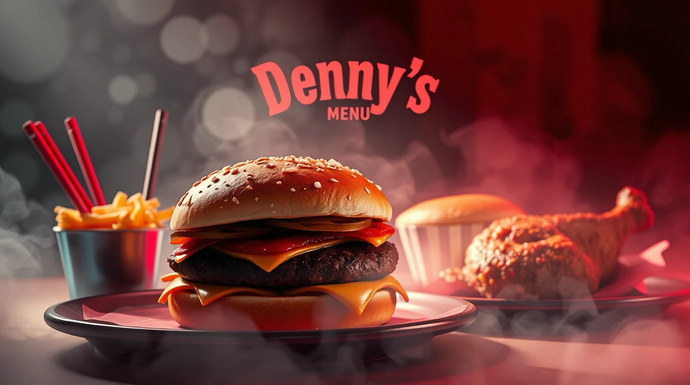 denny's menu with prices in the USA